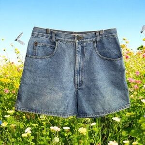 Classic Blue Denim Women's Shorts true vintage mom shorts 4” inseam